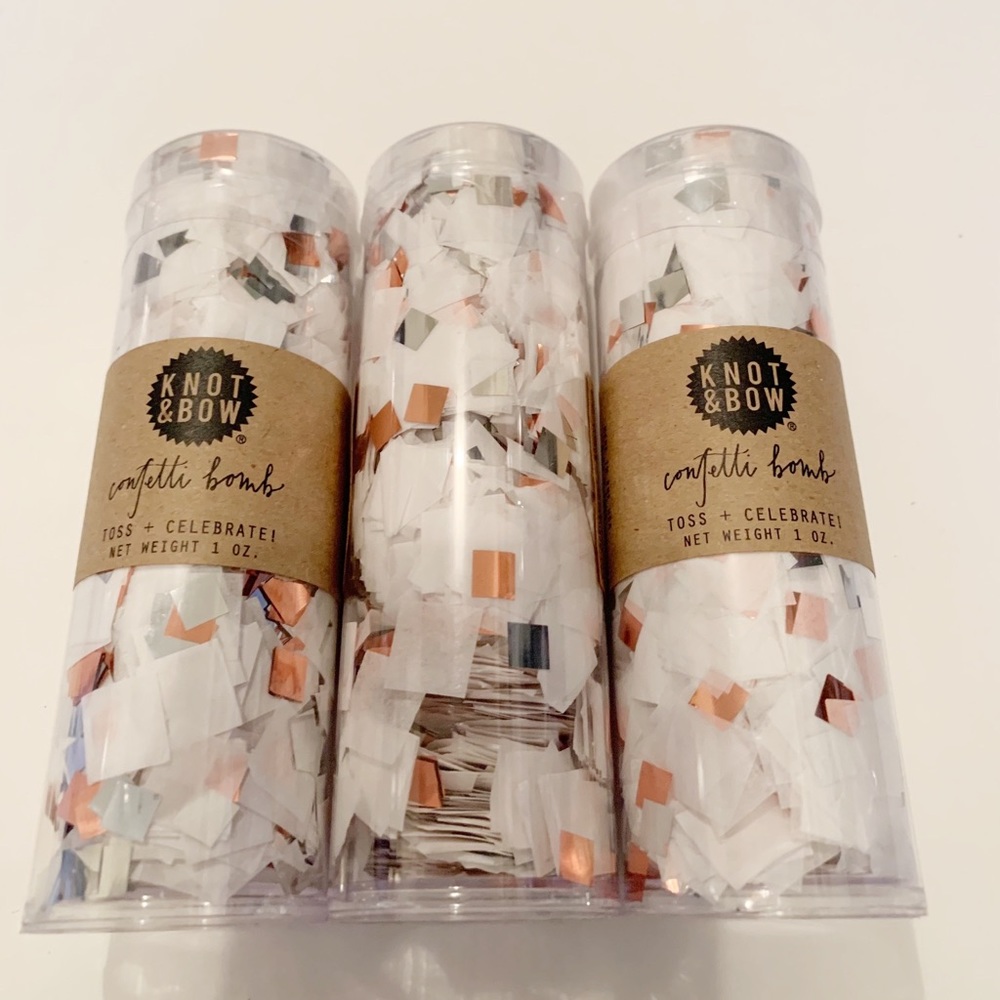 Anthropologie BHLDN Confetti Bomb 3-Pack (Copper)